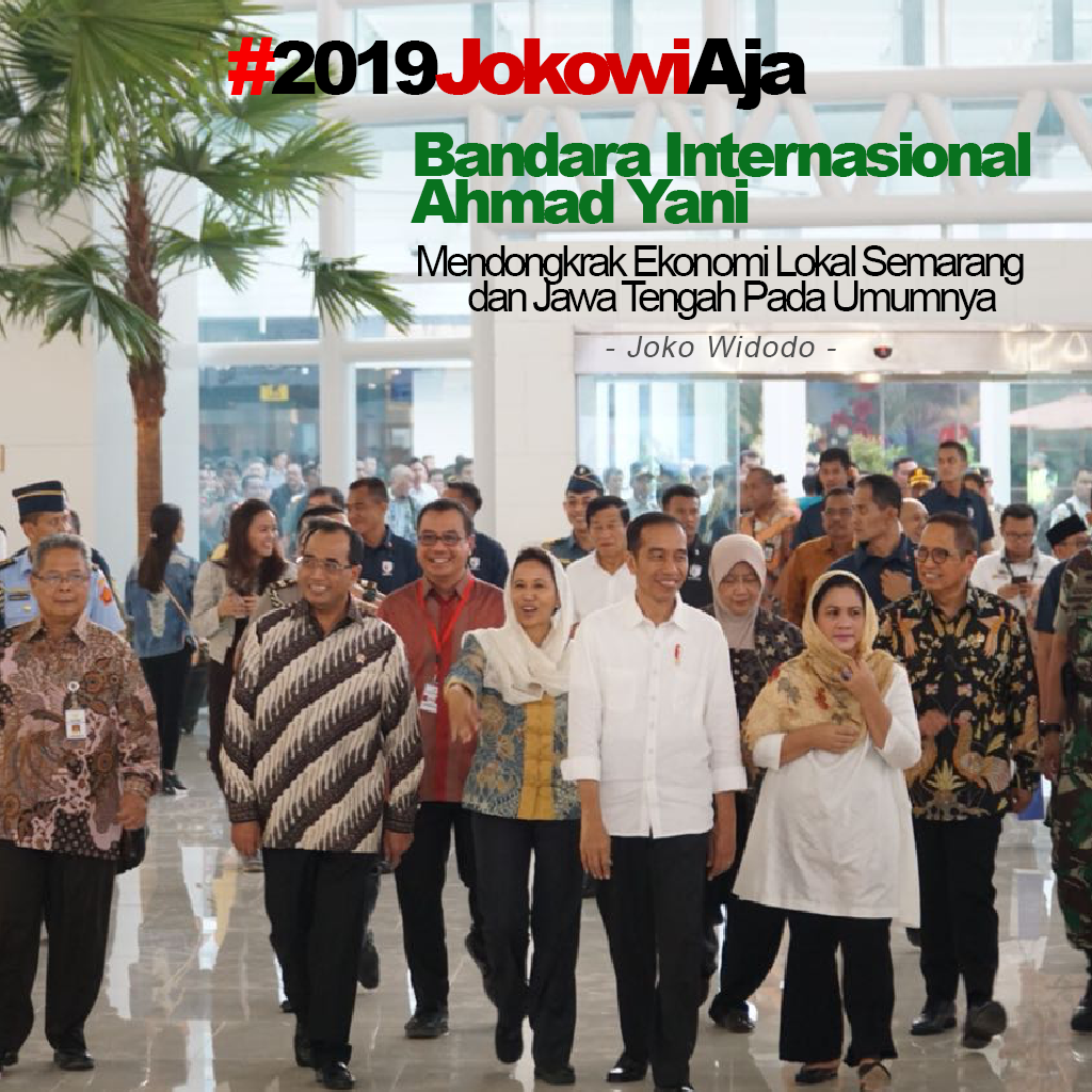 Tak Pernah Cek, Jokowi Kaget Terminal Baru di Bandara Ahmad Yani Jadi
