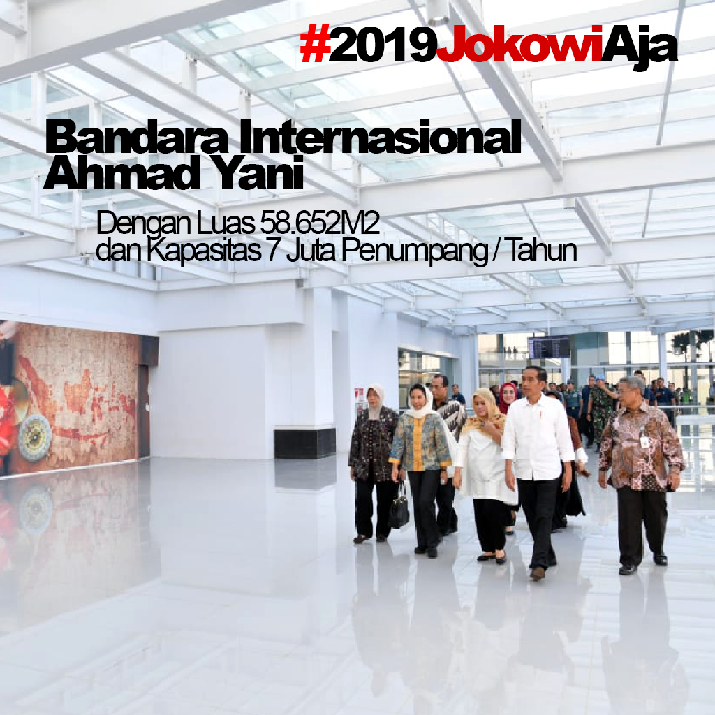 Tak Pernah Cek, Jokowi Kaget Terminal Baru di Bandara Ahmad Yani Jadi