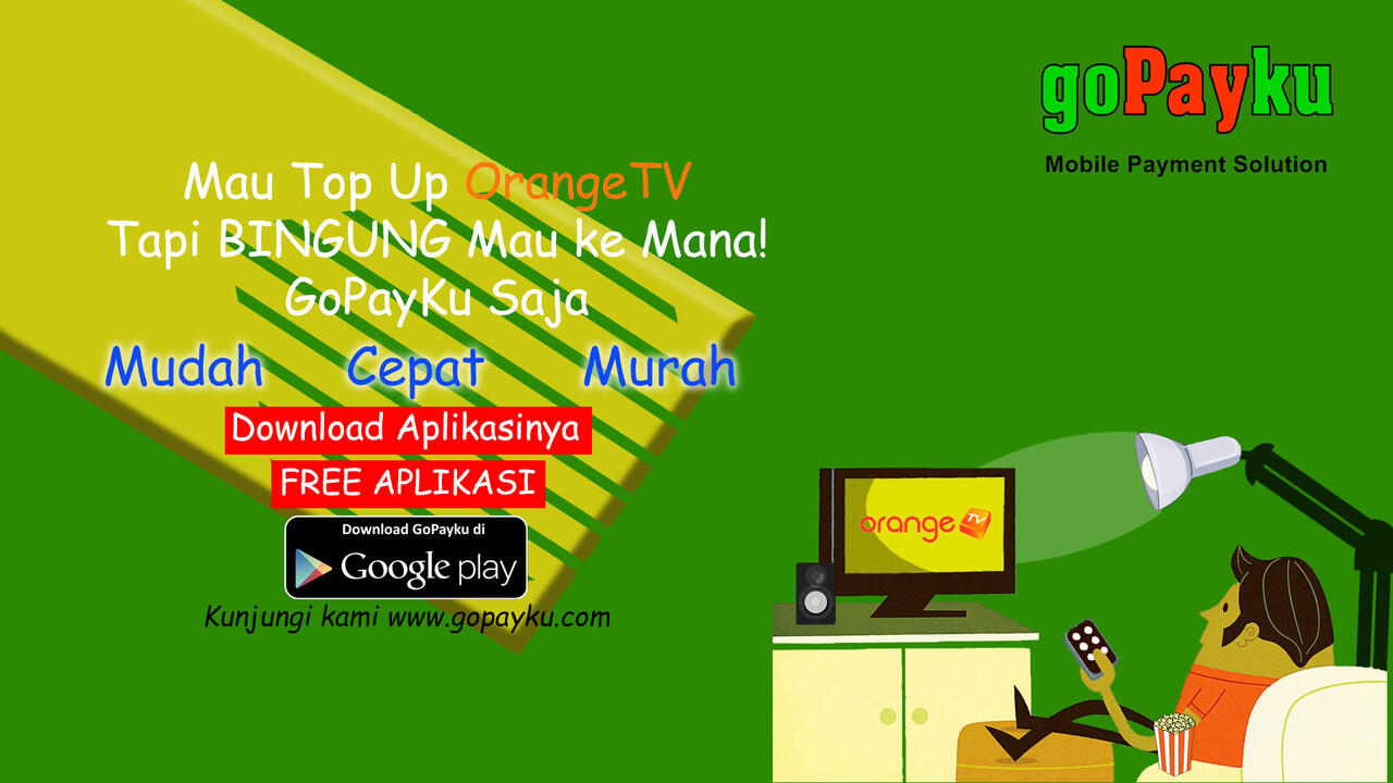 TOP UP ORANGE TV KABEL BISA DI GOPAYKU!