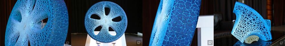 Anti Kempes Ternyata Ban Mobil Ini Dibuat Menggunakan 3D Printing Lho