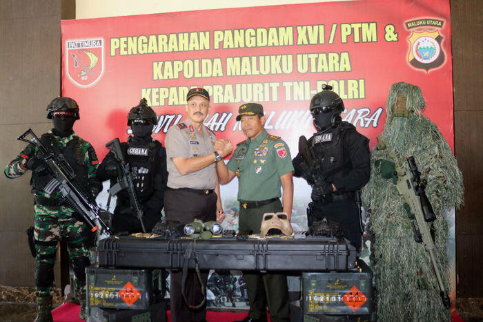 Ribuan prajurit TNI kawal pilkada Maluku dan Maluku Utara