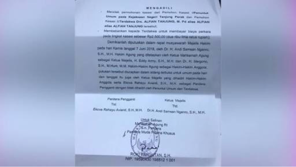 MA PERKUAT VONIS 2 TAHUN DI KASUS HATE SPEECH JOKOWI