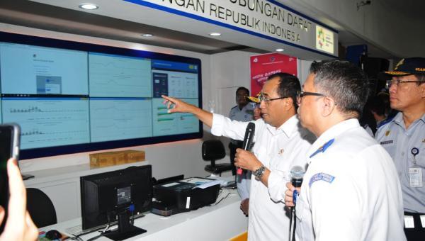 Menhub Budi Buka Posko Terpadu Angkutan Lebaran Tahun 2018