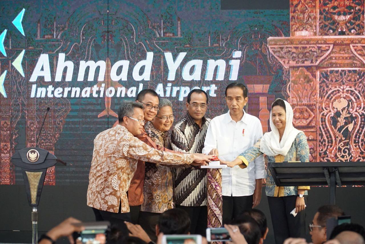 Menteri Rini Puji Kemegahan Terminal Baru Bandara Ahmad Yani