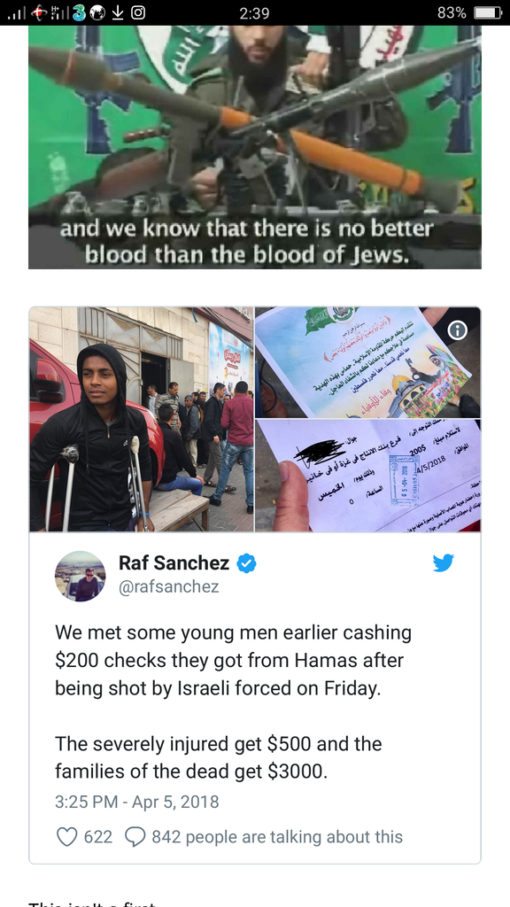 ribuan hamas menyerang israel utk 100$ perhari