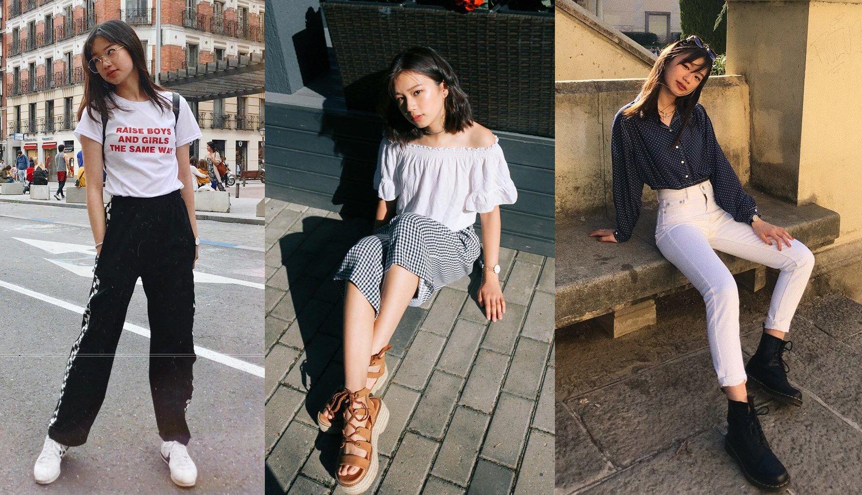 10 Inspirasi Outfit OOTD ala Beauty Vlogger Nuria Ma, Casual Banget!
