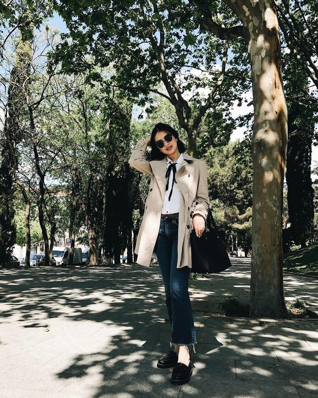 10 Inspirasi Outfit OOTD ala Beauty Vlogger Nuria Ma, Casual Banget!