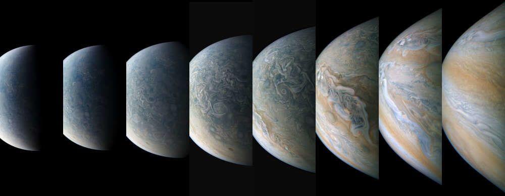 14 Foto Menakjubkan Jupiter dari Kapal Luar Angkasa Juno Milik NASA