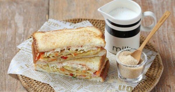 Resep Sandwich Korea Buat yang Super Sibuk, Bikinnya Gak Sampai 10 Menit