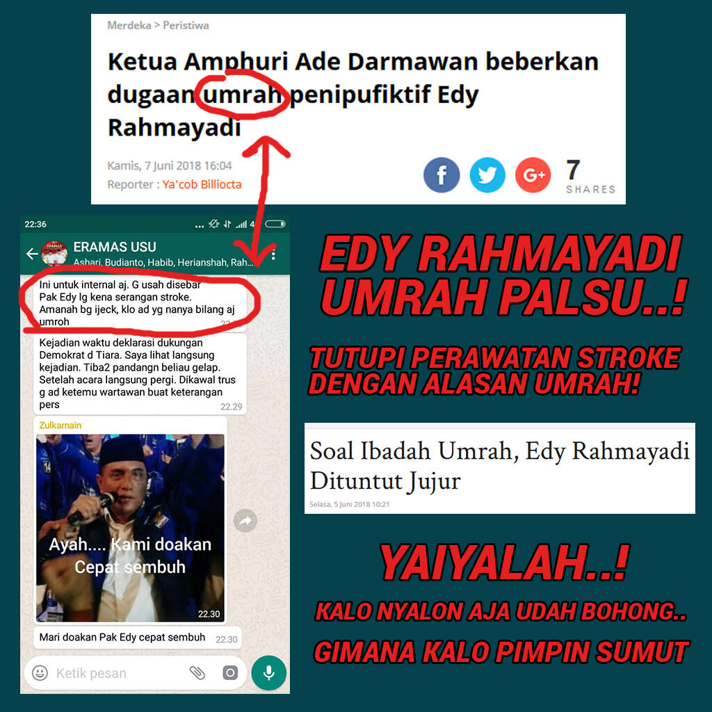 Ketua Amphuri Ade Darmawan beberkan dugaan umrah penipu fiktif Edy Rahmayadi