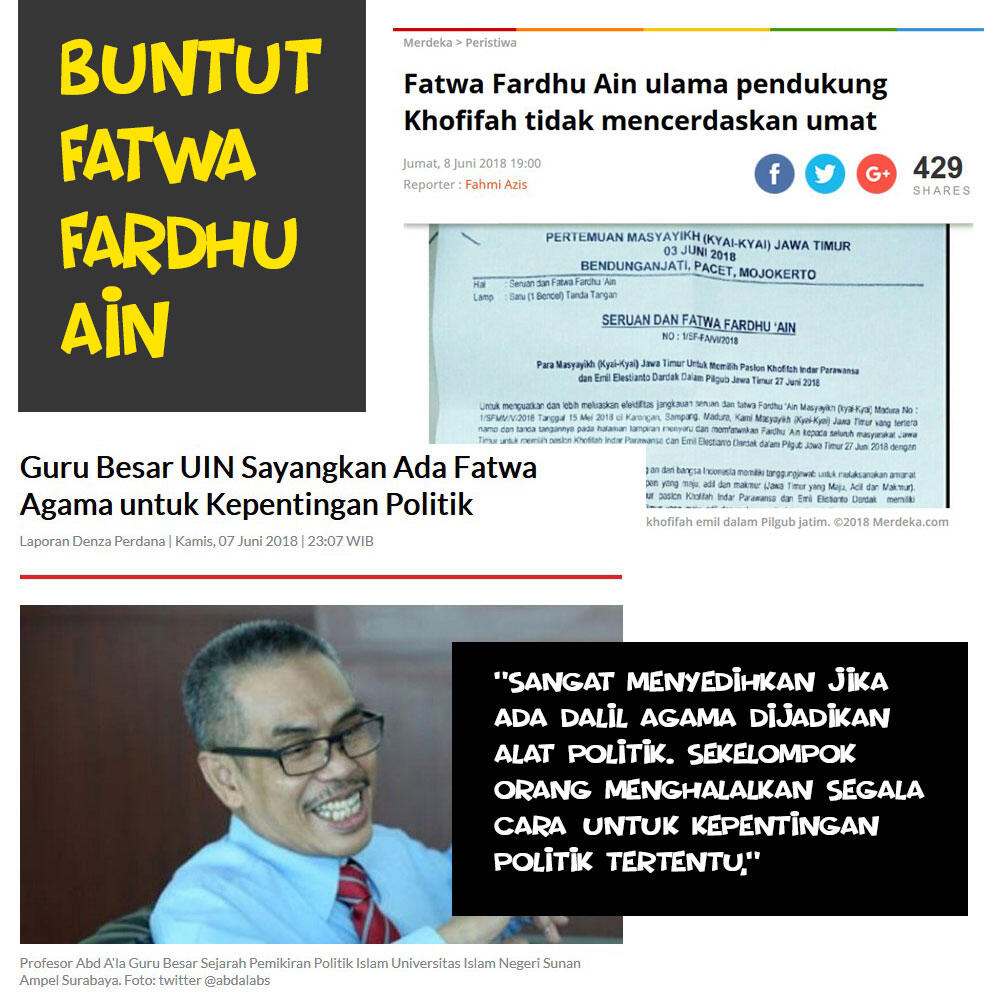 Guru Besar UIN Sayangkan Ada Fatwa Agama untuk Kepentingan Politik