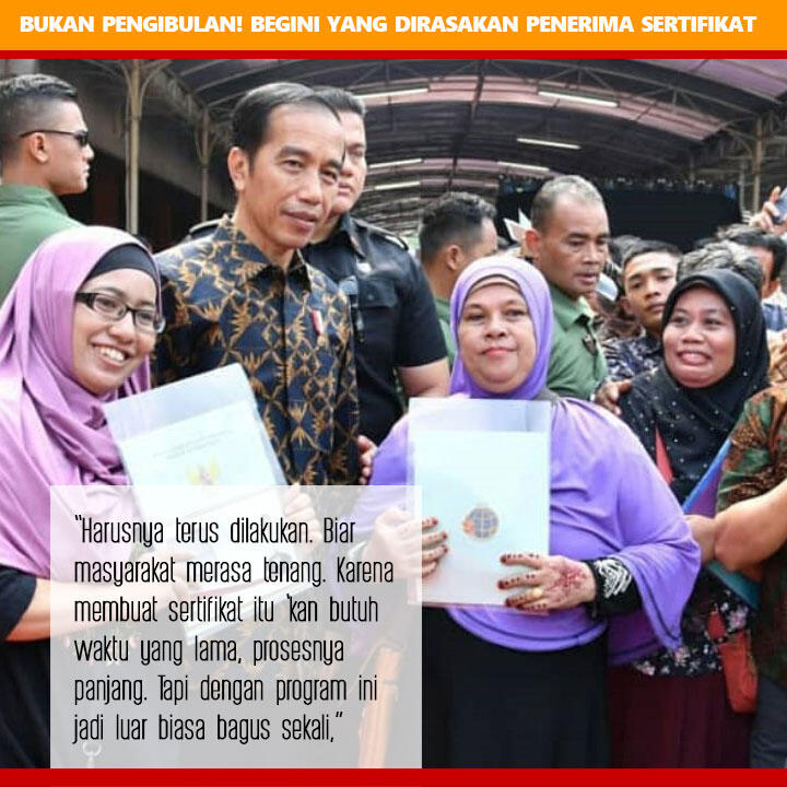 Hindari Sengketa, Presiden Jokowi Akan Terus Bagikan Sertifikat Tanah Wakaf