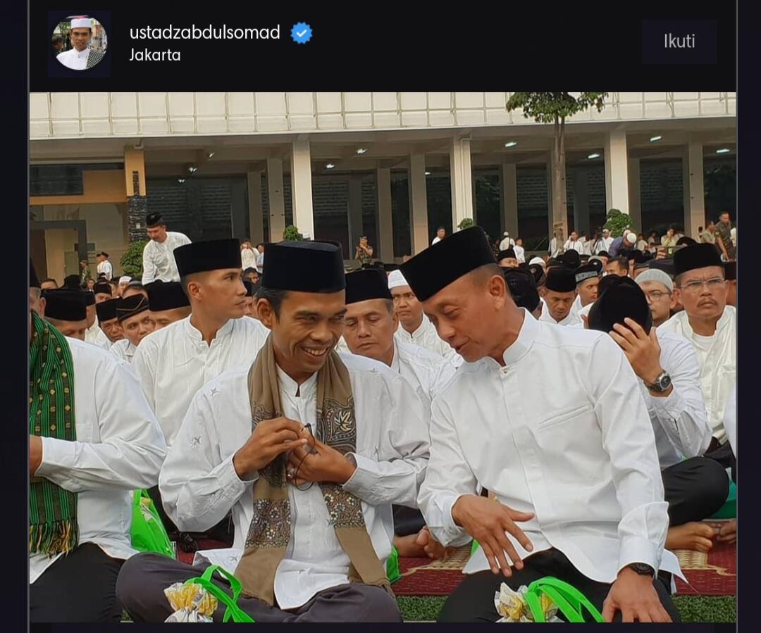 Jenderal Mulyono: Ustaz Abdul Somad Dai yg Cinta NKRI,Mulai Skrg Jgn Prnah bully lgi