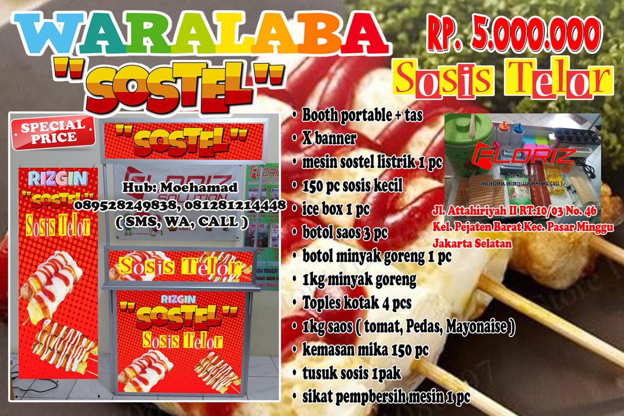 Usaha Kuliner Murah Sostel Egg Roll Listrik 5jt