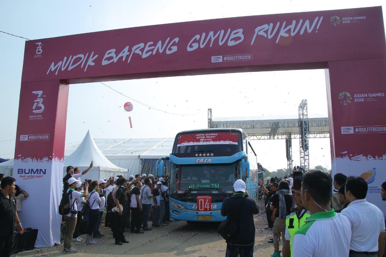 Kementerian BUMN Berangkatkan 200 Ribu Pemudik Gratis