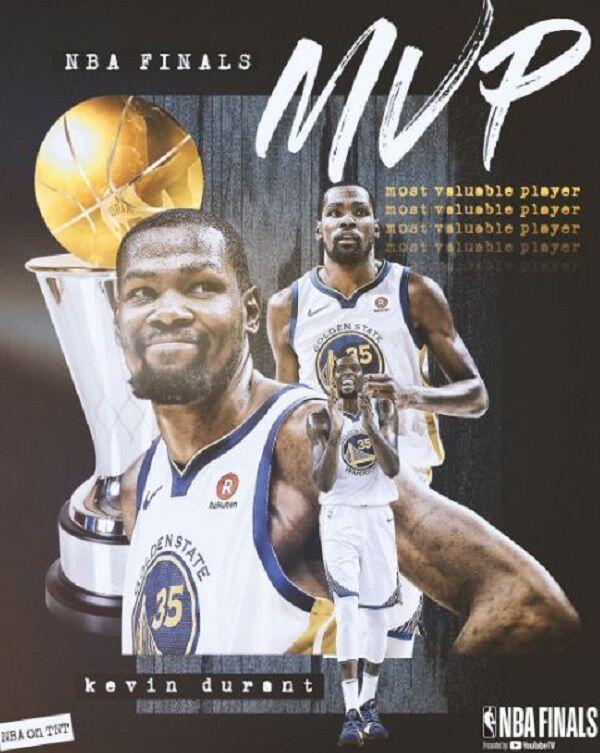 Kevin Durant MVP, Nih 3 Fakta Menarik Juara NBA Golden State Warriors