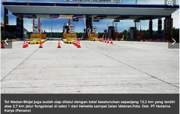 Asyik, Mudik Lebaran ke Sumatera Bisa Lewat Tol