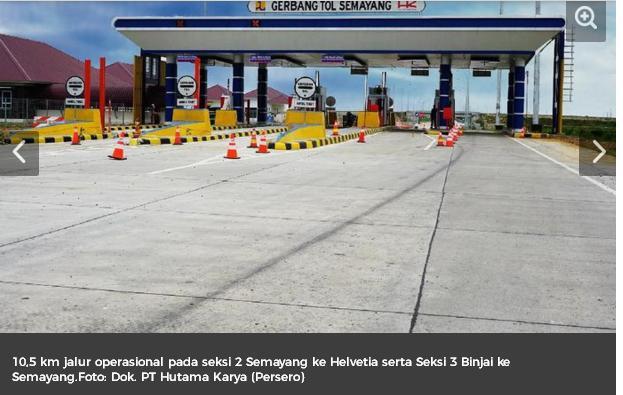 Asyik, Mudik Lebaran ke Sumatera Bisa Lewat Tol