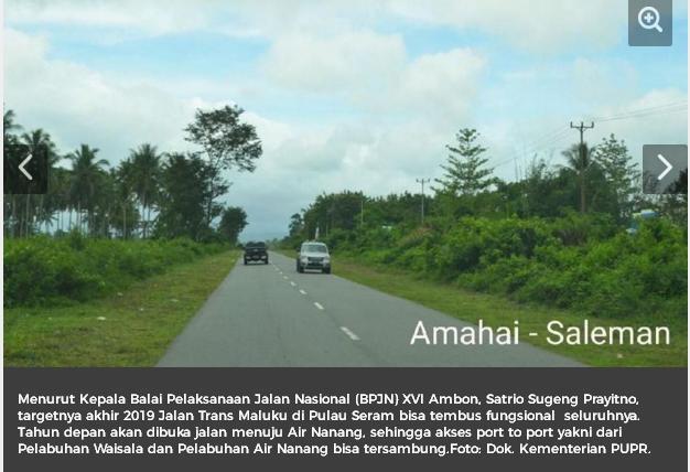 Mulus!Pemerintah Bangun Jalan Trans Maluku diPulau Seram & Jln Layang di Maros-Sulsel