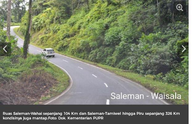 Mulus!Pemerintah Bangun Jalan Trans Maluku diPulau Seram & Jln Layang di Maros-Sulsel