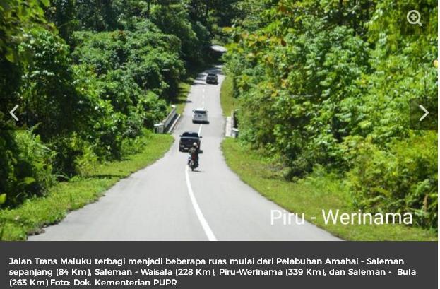 Mulus!Pemerintah Bangun Jalan Trans Maluku diPulau Seram & Jln Layang di Maros-Sulsel
