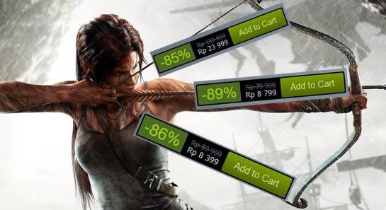 Franchise Tomb Raider Diskon 89% di Steam Hanya Untuk Dua Hari, Buruan Dibeli Gan!!