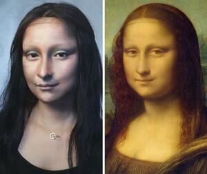 Wanita Ini Mengubah Wajahnya Mirip Monalisa, Reinkarnasi?