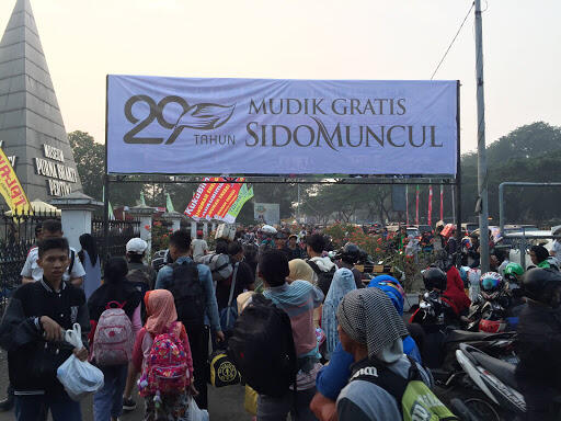 Rame! Yuk Intip Belasan Ribu Orang Ikut Mudik Gratis Sido Muncul Gan