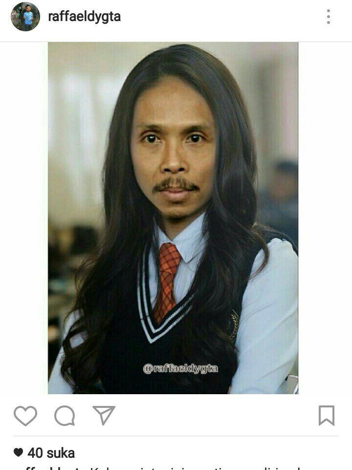 Foto Editan Selebritis Pakai Seragam Sekolah Ini Kocak Abis Deh