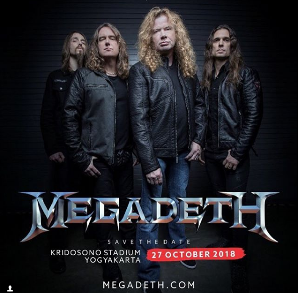 JogjaROCKarta 2018 Kembali Digelar. Menghadirkan Band &quot;Megadeth&quot;