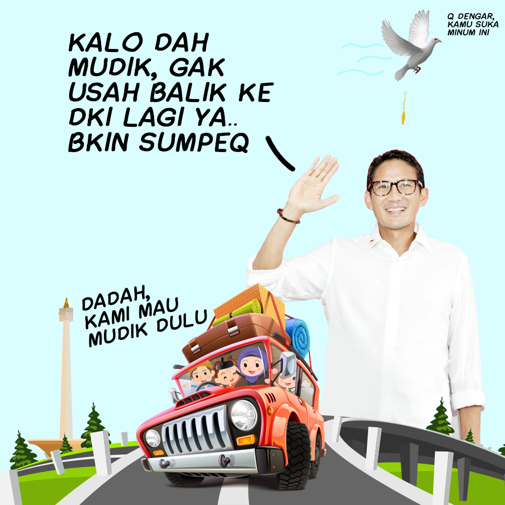 Sandiaga Uno Berharap Pemudik Tidak Kembali Lagi ke Jakarta