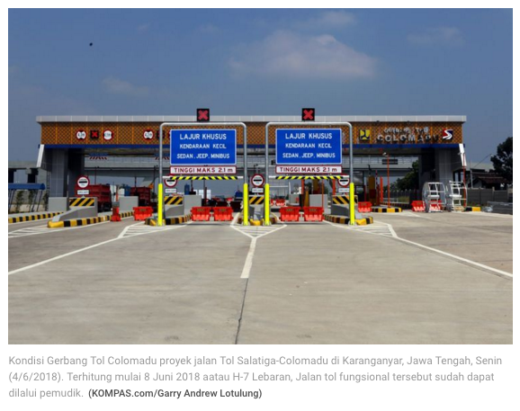 Jalan Tol yang Harusnya Menyatukan “Cebong” dan “Kampret”
