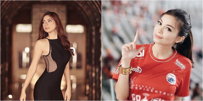 10 Potret Sandra Olga Presenter Sepak Bola yang Sangat Menawan