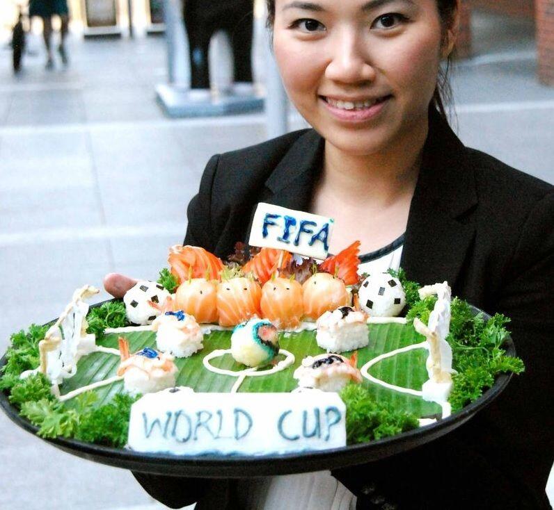 10 Potret Makanan Unik Bertema World Cup, Bikin Gemas Gak Tega Makan