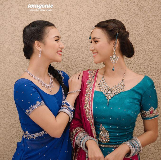 10 Momen Bahagia Bridal Shower Erica Putri, Bertema India