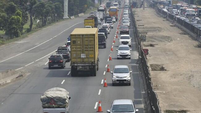 Tol Cikampek Sudah Lancar, Contraflow Dihentikan