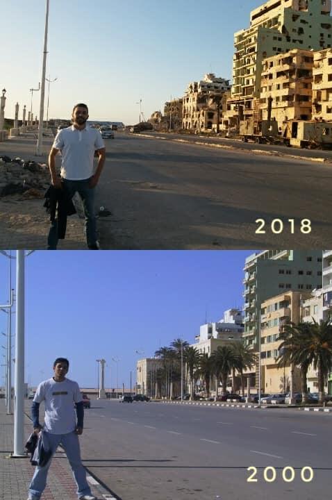4 FOTO PRIA LIBYA INI DITEMPAT YANG SAMA MEMBUAT KITA KAGET DAN TERDIAM