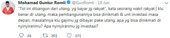Kalau Setuju Tol Milik Rakyat Jangan bikin Lagi Hoax Tol Asing Wahai Fekaes