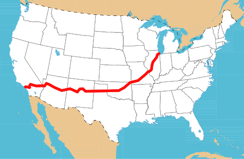 Route 66 Film CARS ada Di DUNIA NYATA