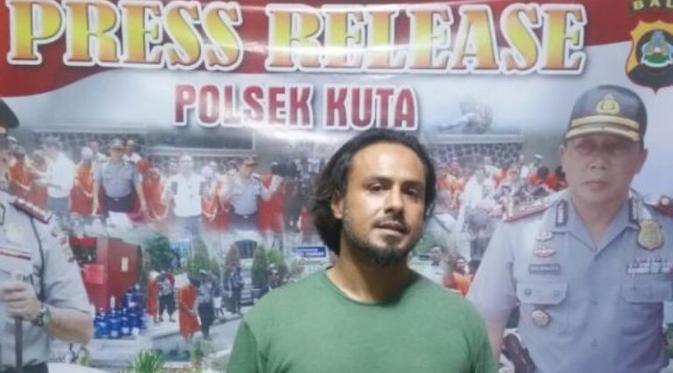 Ghatan Saleh, Suami Dina Lorenza Tertangkap Karena Narkotika di Bali