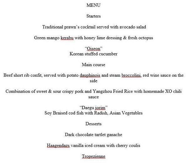 Daftar Menu Makan Siang Trump & Kim Jong-un, Ada Khas Koreanya Juga