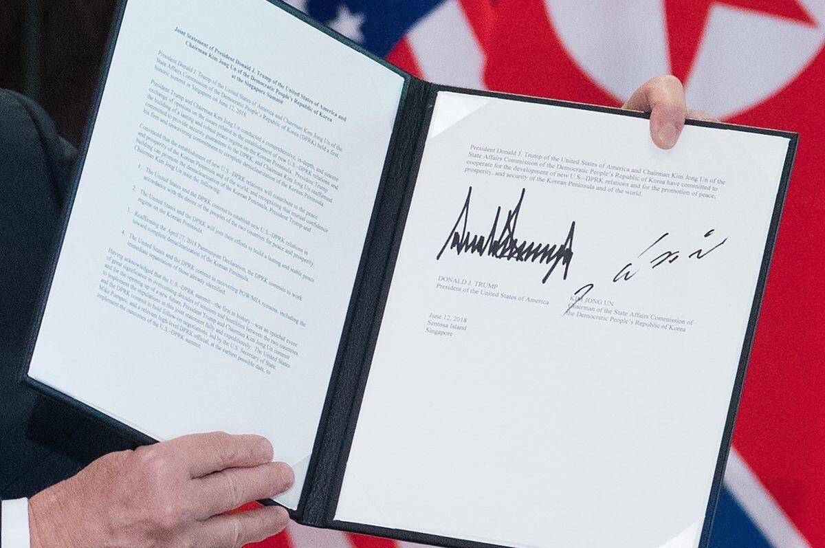 Ini Isi Dokumen Trump dan Kim yang Bocor ke Publik
