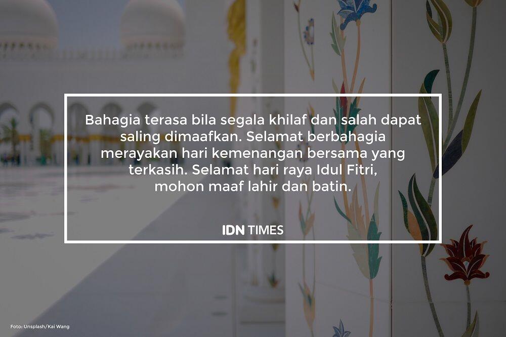 Bingung Mau Ngucapin Apa Saat Lebaran? Intip 15 Ucapan Idul Fitri Ini