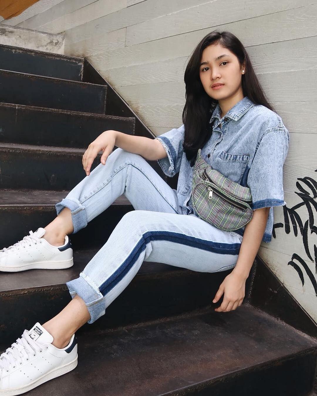 10 Inspirasi Outfit Tomboi ala Cut Syifa, Casual Tapi Kece