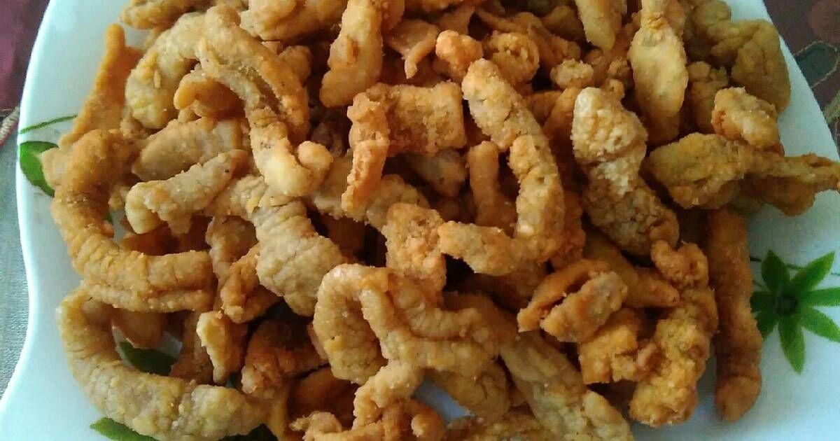 Resep Sederhana Bikin Keripik Usus Ayam, Gak Bisa Berhenti Ngunyah Deh!
