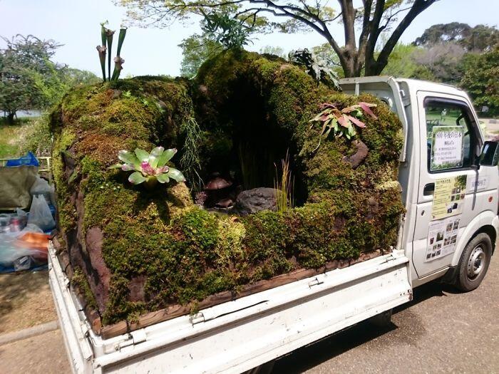 10 Potret Unik Kontes Kei di Jepang, Bikin Taman di Atas Truk!