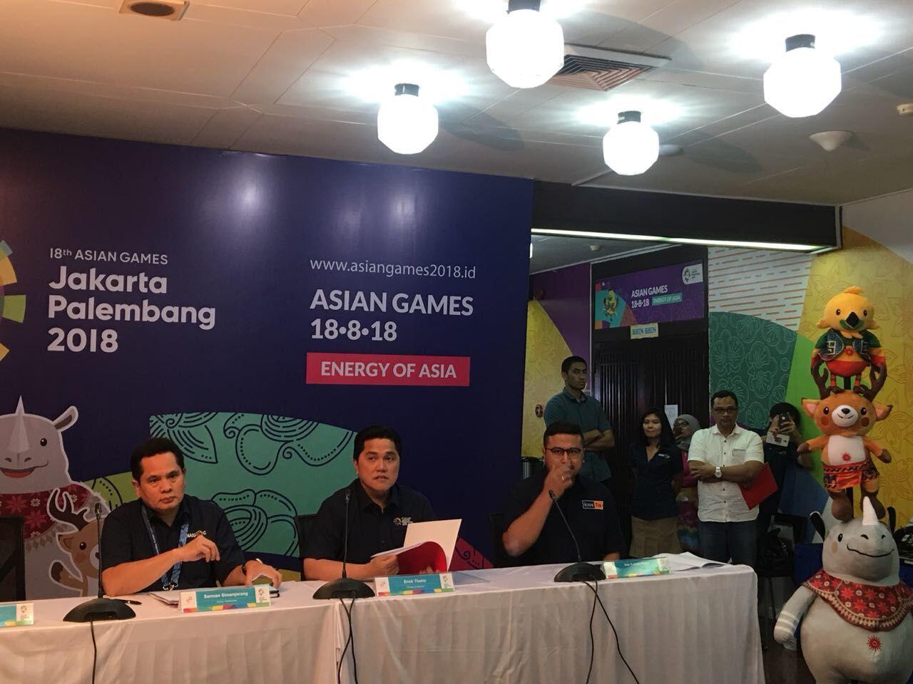 Erick Thohir: Ada 25 Ribu Tiket Asian Games Gratis untuk Pelajar