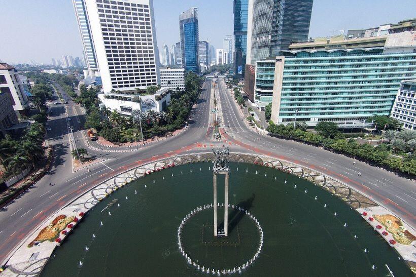 15 Potret Sunyi Jakarta Saat Mudik Lebaran, Tenang dan Bebas Polusi
