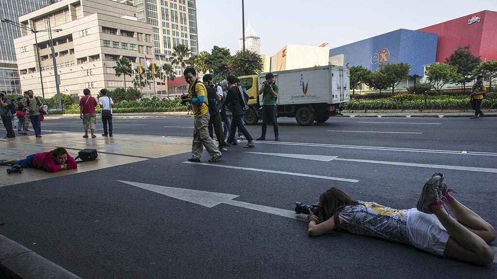 15 Potret Sunyi Jakarta Saat Mudik Lebaran, Tenang dan Bebas Polusi
