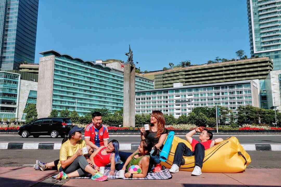 15 Potret Sunyi Jakarta Saat Mudik Lebaran, Tenang dan Bebas Polusi